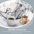 thumbnail image 4 of Sauce Container Sauce Boat Ceramic Milk Sauce Cup Ceramic Gravy Boat Gravy Container, 4 of 5