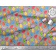 thumbnail image 2 of Soimoi Modal Satin Fabric Egg Easter Printed Fabric 1 Yard 42 Inch Wide, 2 of 3