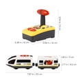 thumbnail image 3 of EeaseCA 1 Set Kids Electric Train Kids Train Toy Plastic Train Toy Remote Controlling Train Toy, 3 of 7