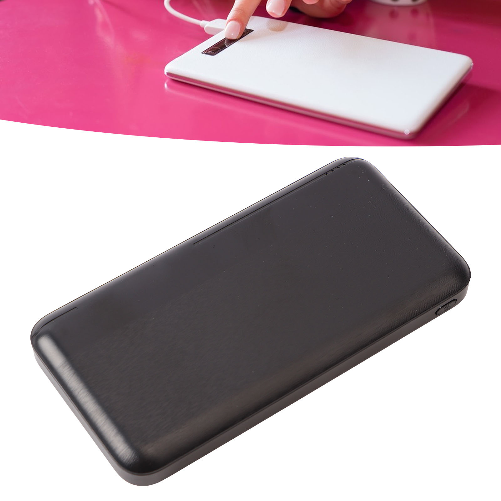 YSTINNG 10000mAh Power Bank Universal Black ABS Fireproof Housing Portable Charger for Smartphones Cameras B311-2116