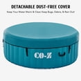 thumbnail image 3 of CO-Z 6' Inflatable Hot Tub Portable 2-4 Person Round Spa Tub for Patio Backyard Green, 3 of 9