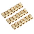 thumbnail image 3 of MasteelfCA 20pcs Furniture Insert Nut Socket Threaded Insert Nuts Copper Furniture Screw, 3 of 7