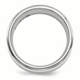 thumbnail image 2 of Edward Mirell Bande en Titane avec Incrustation d'Argent Sterling 9mm Taille 8, 2 of 4