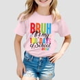 thumbnail image 2 of Children Fashion Casual Print Round Neck Loose Short Sleeve T Shirt Top, 2 of 4
