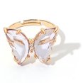 thumbnail image 1 of Butterfly Knuckle Ring Fashion Simple Acrylic Joint Ring Finger Ring for Women, 1 of 10