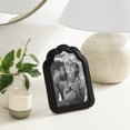 thumbnail image 2 of DesignOvation Wiggle 5" x 7" Black Arch Tabletop Picture Frame, 2 of 9