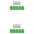 thumbnail image 3 of Baohd Sturdy And Durable Car Screw Bonnet Gaskets Made With Materials Easy To Install Car Modification Gasket Screws Green screw 2Set, 3 of 6