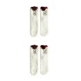 thumbnail image 3 of Ruiboury Polyester Breathable And Fashionable Socks For All Occasions Wide Application Christmas Fluffy Socks Colorful snowman 2Set, 3 of 6