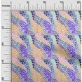 thumbnail image 2 of oneOone Rayon Purple Fabric Abstract Geometric Sewing Material Print Fabric by The Yard 56 Inch Wide, 2 of 4