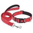 thumbnail image 2 of LSLJS Reflective Dog Collar and Leash Set with Safety Locking Buckle Adjustable Nylon Pet Collars for Medium Dogs, Home Accessories, 2 of 6
