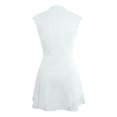 thumbnail image 4 of Women's Sexy Deep V Neck Cap Sleeve A Line Mini Club Party Dress, 4 of 5