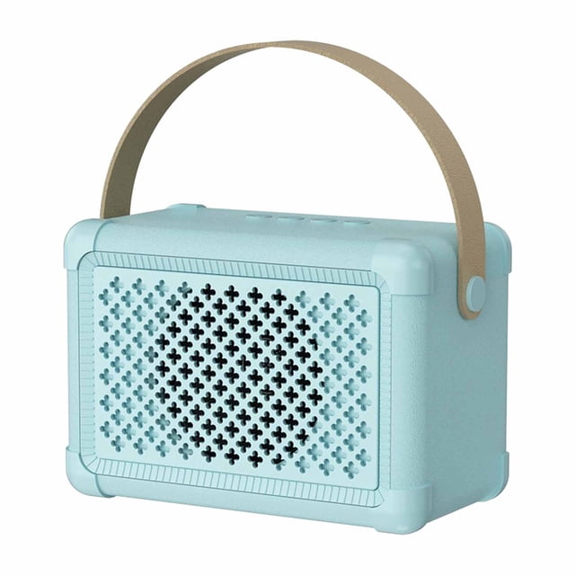 Edgergery Haut-Parleur Bluetooth Mini Haut-Parleur Sans Fil, Haut-Parleur Bluetooth Portable Extérieur avec Son Stéréo Clair, Mini Haut-Parleur Rétro