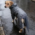 thumbnail image 4 of TIELUTT A Full Coverage All Weather Raincoat with A Tail Suitable for Outdoor Walks and Hiking. Dog Calming Life Vest for Dogs Large Calming for Dogs Life Jacket Dog Lifeguard Shirt, 4 of 6