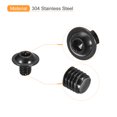 thumbnail image 4 of Unique Bargains Flanged Button Head Socket Cap Screws, 25 Pack M6x8mm 304 Stainless Steel Bolts, 4 of 5