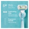 thumbnail image 4 of Venus Extra Smooth Women's Razor with Reusable Razor Handle, 2 Razor Blade Refills and Shower Holder, 4 of 9