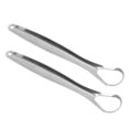 thumbnail image 1 of Tongue Cleaner, Tongue Scraper Stainless Steel Portable Compact  For Men For  Clinic For Home Travel For Women L,S, 1 of 8