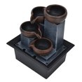 thumbnail image 1 of Desktop Water Fountain, 18.5cm Plastic Flowing Tabletop Fountain Lightweight Safe  For Living Room Study Office For Meditation Room, 1 of 8