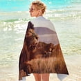 thumbnail image 4 of XZNGL Sand Towel Beach Towel Microfiber Beach Towel Super Lightweight Colorful Bath Towel Sandproof Beach Blanket Multi-Purpose Towel for Travel Swimming Pool 30X60 Inch, 4 of 4