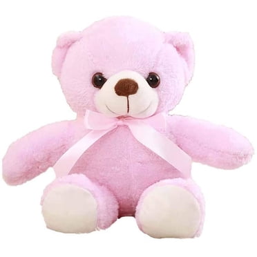 Ourson en Peluche - Mignons Oursons en Peluche Animaux en Peluche Ours Jouet Poupée, Cadeau pour Petite Amie Enfants Anniversaire Saint-Valentin, 11,8 Po (S, Rose), Petit