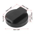 thumbnail image 2 of Unique Bargains 4pcs 0.87'x2.36' Car Jack Pad Support Rubber Frame Rail Protector Adapter for BMW, 2 of 6