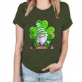 thumbnail image 1 of QIPOPIQ T-Shirts à Manches Courtes pour Femmes à Col Ras du Cou St. Patrick's Day T-Shirts Tunique à Col Rond T-Shirt Shamrock T-Shirt Vert T-Shirts St Patricks Day T-Shirts Élastiques Confortables Unis T-Shirts des Fêtes T-Shirts Graphiques Aubaines, 1 of 3