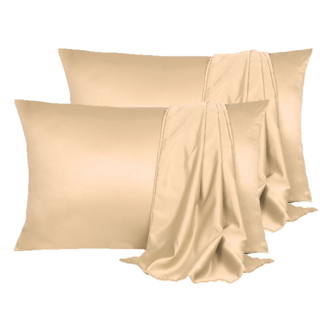 Unique Bargains Luxury Satin Pillowcase Cool Silk Pillow Case Cover