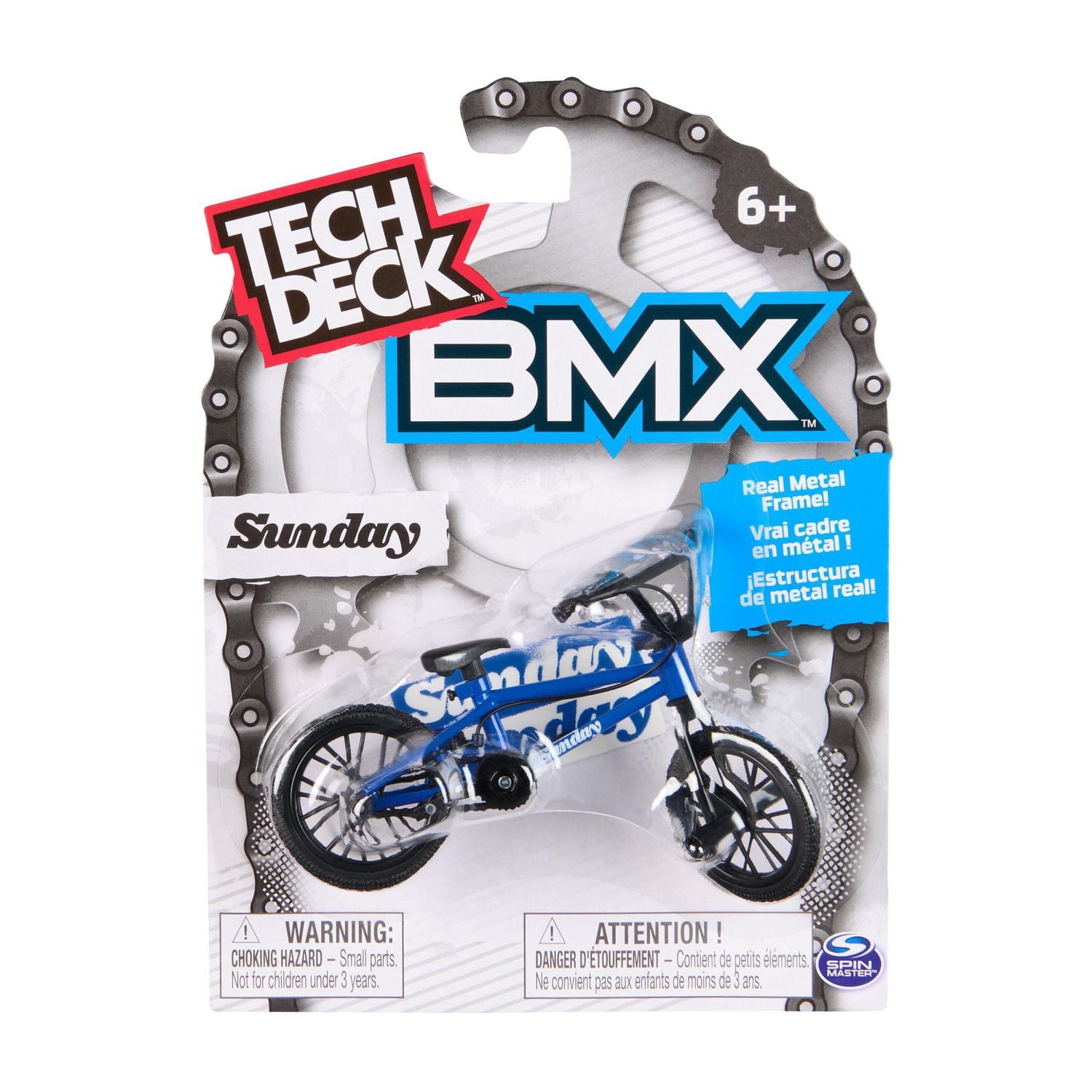 Tech Deck, Finger BMX, Vélos CULT, Mini-BMX personnalisable à collectionner (blanc)