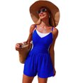thumbnail image 4 of TIMIFIS Robe Maillot de Bain pour Femmes une Pièce Robe de Bain Été Bain de Soleil Maillot de Bain Couleur Unie Mode Planche Volleyball Activité Maillot de Bain, 4 of 9