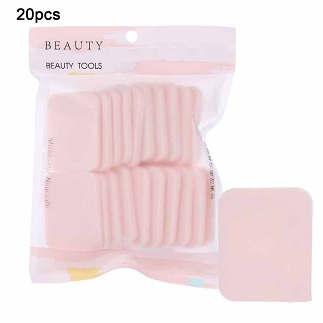 Qualitygoods Latex Cosmetic Puff Set Women's Beauty Sponge Blender Wedge Makeup Accessory 20pcs