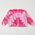thumbnail image 3 of Women‘s Spring Long Sleeve Heart Tie Dye Print Crewneck Pullover, 3 of 5