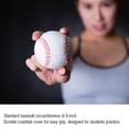 thumbnail image 4 of Blank Baseball, Cowhide Standard Reduce Impact Training Baseball For Students Practice for Adult and Youth Competition, League Play, Practice, Autographs, and Crafts, 4 of 9