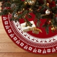 thumbnail image 4 of Christmas Tree Skirt Snowflake Reindeer Digital Christmas Tree Skirt Surround with Polyester Ornament Decoration Christmas Tree Decorations, 4 of 6