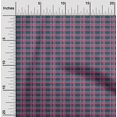thumbnail image 1 of oneOone Silk Tabby Fabric Madras Check Decor Fabric Printed BTY 42 Inch Wide, 1 of 4