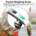 thumbnail image 1 of Digital Luggage Scale 50kg Temperature Display LCD Portable Suitcase Scale Luggage Weight Scale for Travel with Hook, 1 of 8