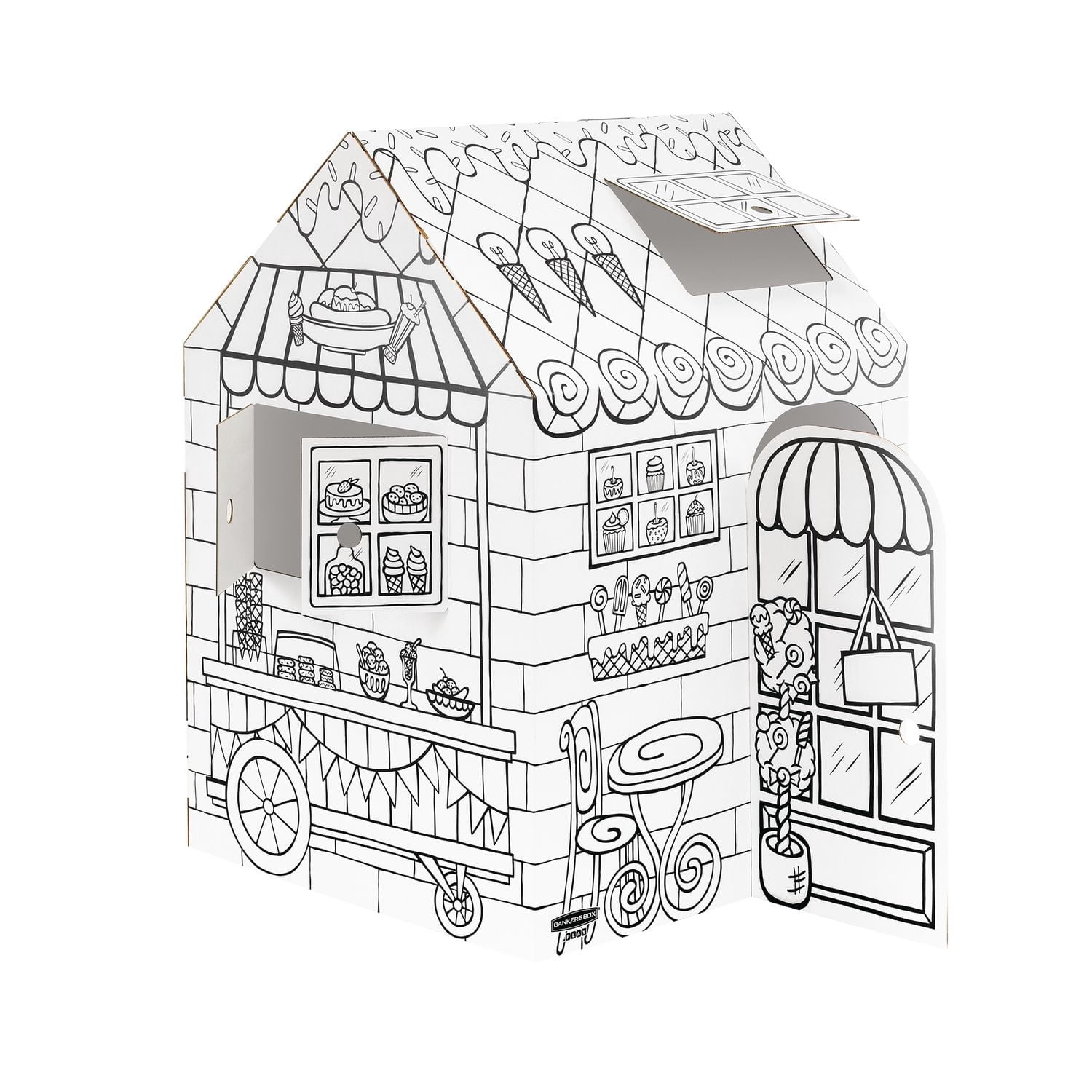 Bankers Box At Play Treats 'N Eats Playhouse