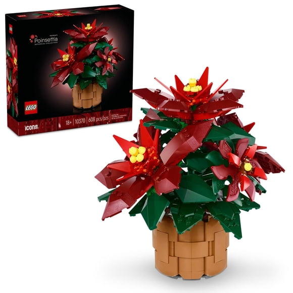 LEGO Botanicals Poinsettia 10370 Ensemble de construction (608 pièces)