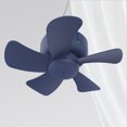 thumbnail image 2 of Ventilateur de Plafond Portable Alimenté par USB Tente de Randonnée Suspendue 3.5W Extérieur Refroidissement d'Été Télécommande Fonction de Minuterie Refroidisseur Domestique Rose, 2 of 9