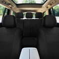 thumbnail image 3 of FH Group Light & Breezy Flat Cloth Car Seat Cover Set For Car Truck SUV Van Blue - Rear, 3 of 5