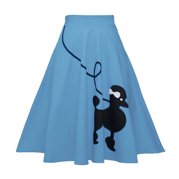 Women's Poodle Skirts 50s Halloween Adult Outfit 2025 High Waist Skirt Swing Pleated Party Skirts Western Skirts for Women down Skirt Skirt Cover Ups for Women Bikini Skirt Flower Skirt Cheer