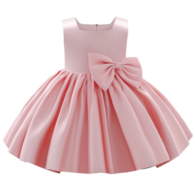Ketyyh-chn99 Robe d'Été Robe de Plage Été Tout-Petit Enfants Fille Manches Longues Courte Princesse Robe de Fête C,2-3 Ans