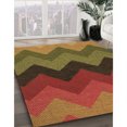 thumbnail image 3 of Ahgly Tapis d'Intérieur Lavable en Machine Carré Rouge Tomate, 4 Pieds Carré, 3 of 7
