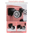 thumbnail image 4 of Large Capacity Travel Bag with Wheels, Universal Wheel Removable, Expandable Foldable Duffle Bag, 4 of 7