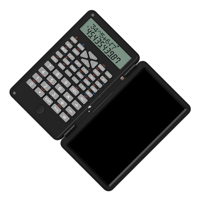 Decodeary Desktop Calculator With Mini Portable Body Streamlined Scientific Calculator black function calculator