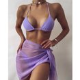 thumbnail image 5 of EYIIYE Jupe Paréo pour Femmes, Jupe Portefeuille de Plage Transparente Tout-Aller pour la Natation, 5 of 5
