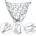 thumbnail image 2 of Metal Basketball Net Chain Net Sports Basket Frame Two-color Net All-weather Basketball Hoop Basket Net Indoor And Outdoor Gener, 2 of 11
