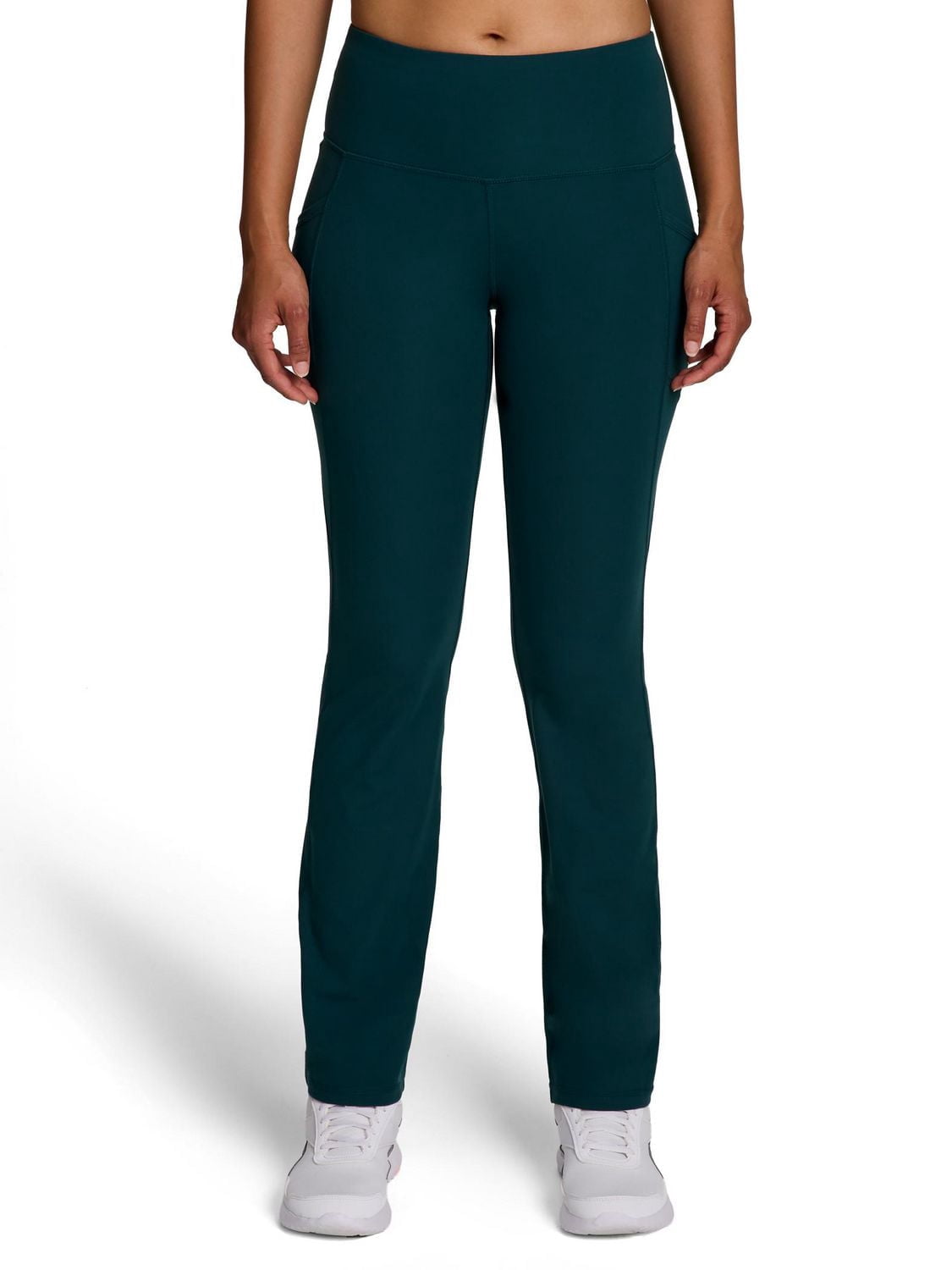 Reebok Women's Everyday High Rise Active Pants with Pockets, 31" Inseam