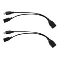 thumbnail image 2 of MOVTOTOP Câble Convertisseur Micro USB en PVC et Cuivre Durable pour Usage Domestique avec 2 Pcs Inclus Noir, 2 of 7