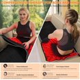 thumbnail image 2 of Red Light Therapy Mat for Full Body, 3300 LEDs Infrared Light Therapy Sleep Bag for Whole Body, 75''x 35'' Blanket for Pain, Energy, Sleep, Recovery at Home, 2 of 7