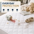 thumbnail image 4 of Qatan Waterproof Mattress Protector Queen Size, Quilted Fitted Mattress Cover with Stretchable 18 inch Deep Pocket, Breathable, Noiseless & Machine Washable, 4 of 8