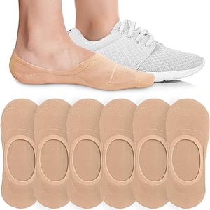 Bunenne No Voir les chaussettes Femmes Chaussettes plates pour les femmes Chausse de bateau Broken Net Femmes Chauttes courtes été respirant Chausettes courtes dames Chauses basses coupe Chausttes mignonnes Chauttes noires Beige One Size